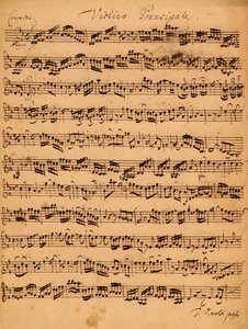 Los Conciertos de Brandeburgo, No.5 D-Dur, 1721 de Johann Sebastian Bach